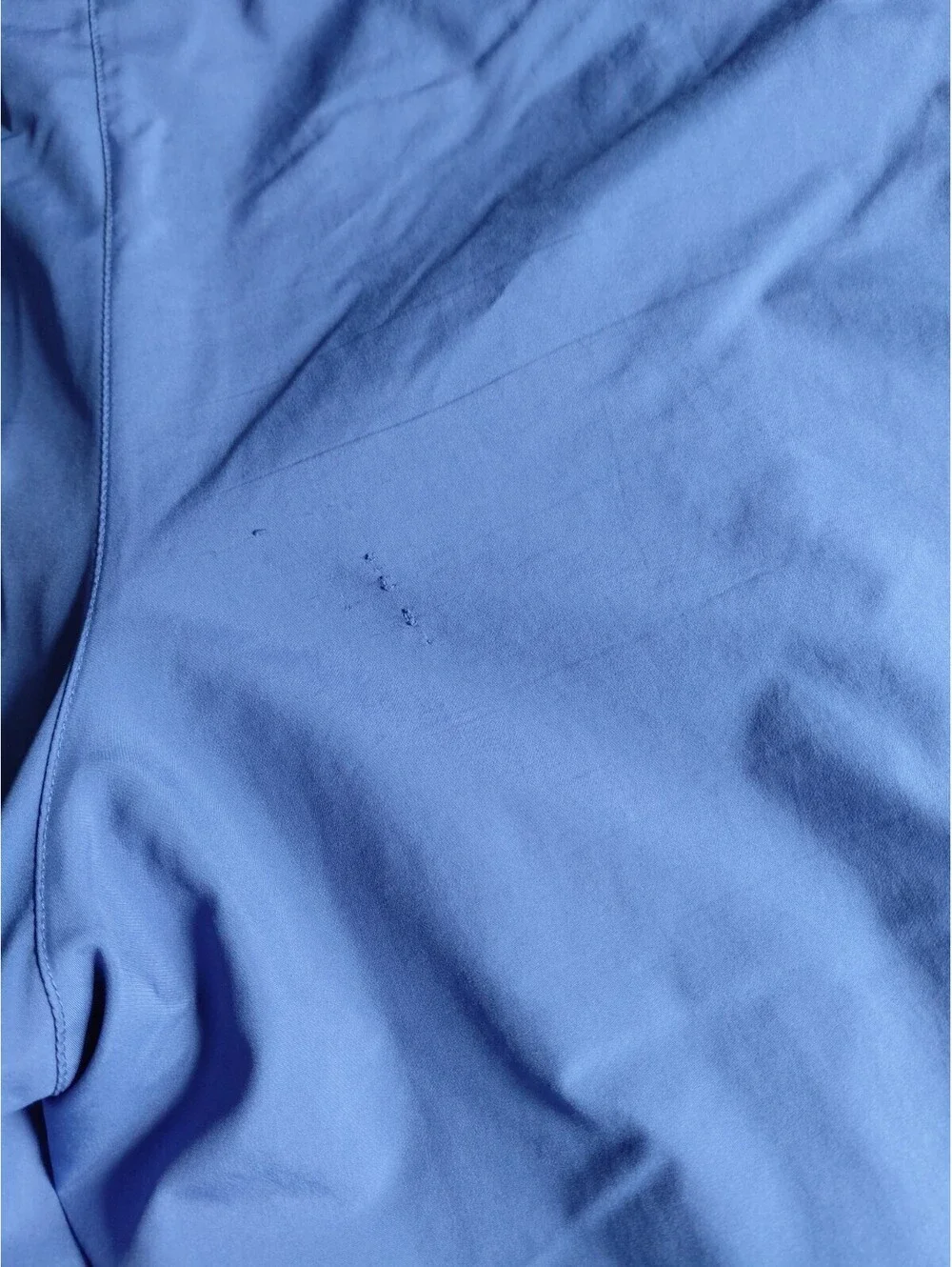 Vintage Adidas Lined Track Pants Mens Large Blue 3 Stripe Pockets Zip Hem